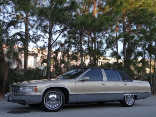 1995 cadillac fleetwood * no reserve low 92k miles rare find! one owner! florida