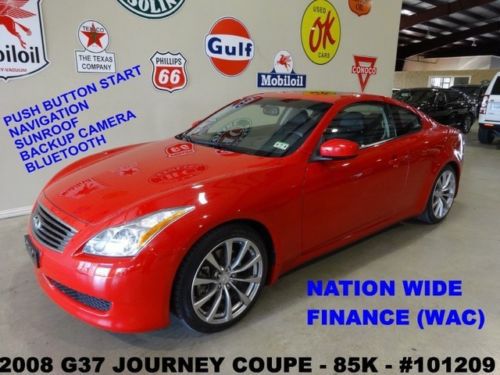 2008 g37 journey coupe,auto,sunroof,nav,htd lth,bose,19in whls,85k,we finance!!