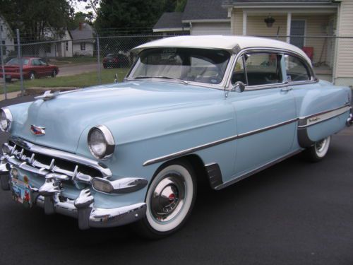 1954 chevy belair 2dr coupe  very nice low miles !!