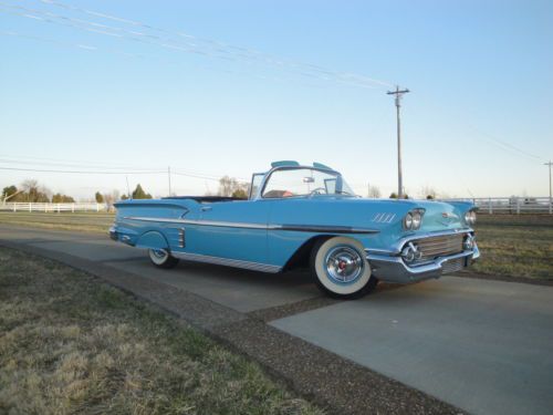 1958 chevy belair impala convertible hot-rod (all-new) cold air must see