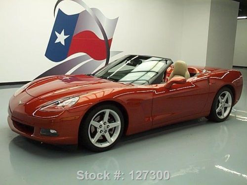 2005 chevy corvette convertible auto leather hud 26k mi texas direct auto