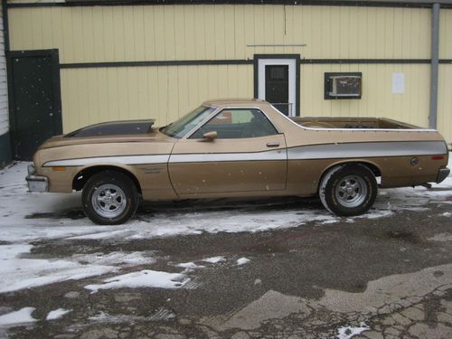 1973 ford ranchero 500 automatic 460 new rims &amp; tires pro street or race car