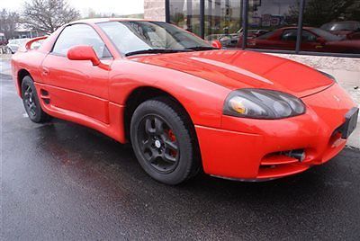 1999 mitsubishi 3000gt low miles leather infinity red excellent shape 3000 gt