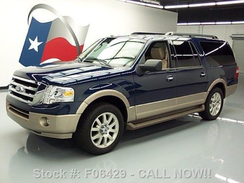 2011 ford expedition el leather dual dvd rear cam 46k texas direct auto