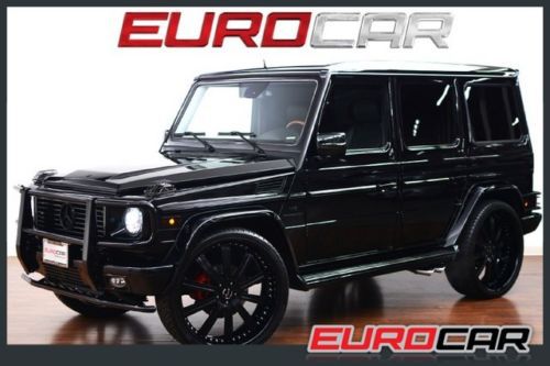 Mercedes benz g55 amg designo package blacked out rugotti forged 26 wheels