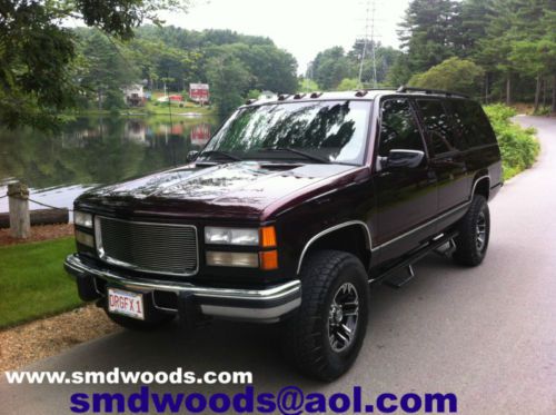 1999 gmc k1500 suburban 4x4 one of a kind horse hauler ?