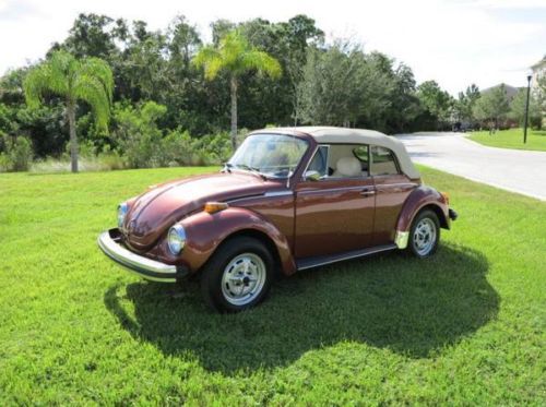1978 super beetle convertible limited champagne edition ii rare