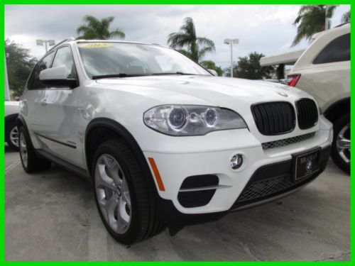 13 certified alpine white xdrive-35d awd diesel suv *heated nevada leather seats
