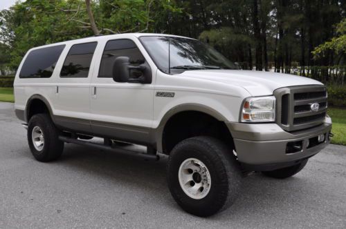 2003 05 04 02 01 ford excursion eddie bauer 4x4 only &#034;81k miles&#034; lifted monster