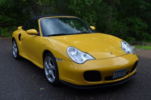 2004 porsche 911 turbo cabriolet with hardtop and extras!!! mint shape, clean!