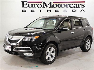 Crystal black pearl 13 taupe leather 12 4x4 suv 09 awd financing warranty used