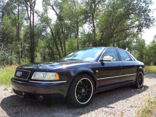 Very rare 2001 audi s8 quattro 360hp awd sport luxury sedan