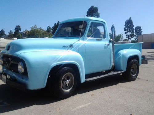 1955 ford f-100 stepside truck 351 ford engine with c-6 transmission