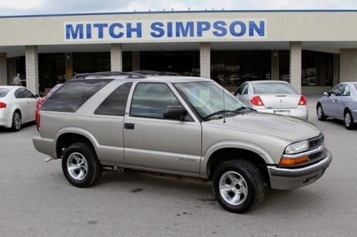 2001 chevrolet blazer ls 2-dr  5-speed  no reserve whatever it brings!