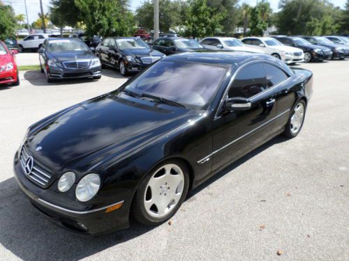 Low mileage cl600 in great condition... black exterior w/ black leather