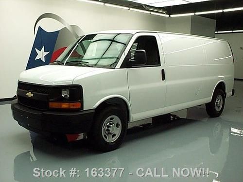 2012 chevy express 2500 ext cargo van partition only 9k texas direct auto