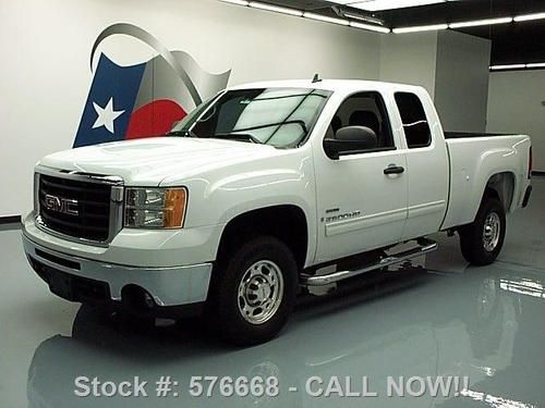 2007 gmc sierra 2500 hd  ext cab diesel leather tow 59k texas direct auto