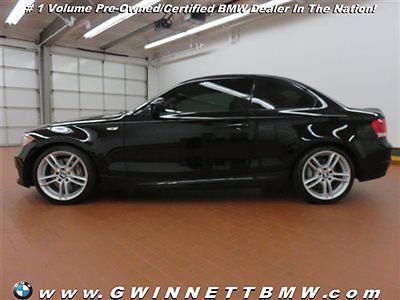 135i 1 series low miles 2 dr coupe automatic gasoline 3.0l straight 6 cyl jet bl