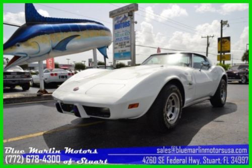 1976 chevrolet corvette clean red leather ac ps pw pb 77k miles showing