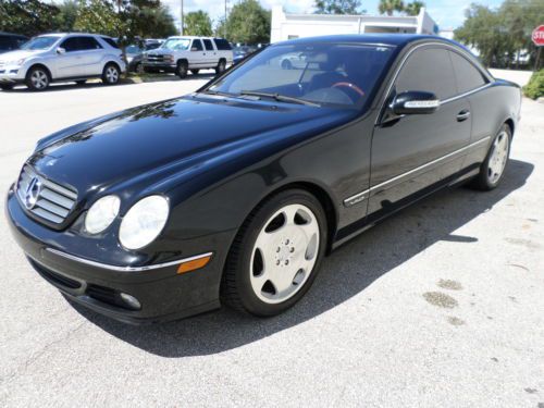 Low mileage cl600 in great condition... black exterior w/ black leather