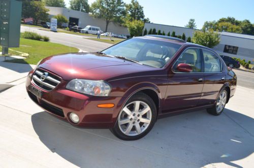 2003 nissan maxima gle , leather, roof, low miles ,clean carfax ,  no reserve