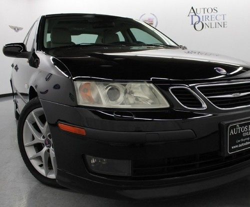We finance 2003 saab 9-3 2.0t vector 6-spd 1owner 64k cleancarfax hids mroof 6cd