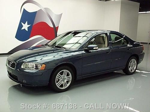 2008 volvo s60 2.5t turbo leather sunroof only 19k mi! texas direct auto