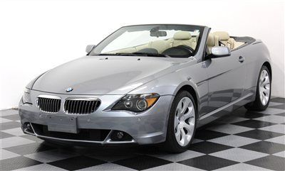 Convertible 650i sport package v8 19 inch wheels navigation heated seats xenons