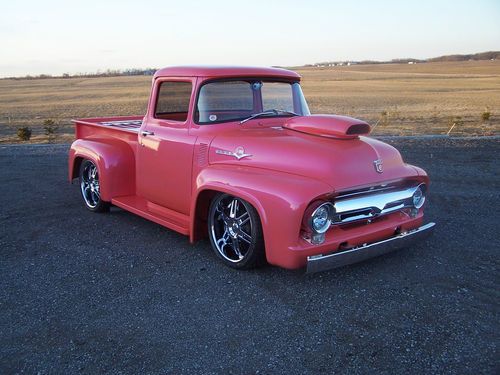1956 f100 big back window , killer custom show truck , trade