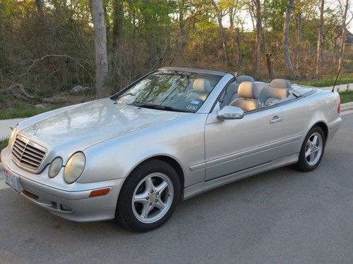 2001 mercedes-benz clk320 base convertible 2-door 3.2l clk 320 new tires &amp; top