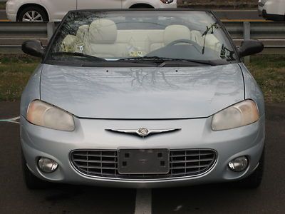 2001 chrysler sebring limited convertible as-is needs work non smoker no reserve