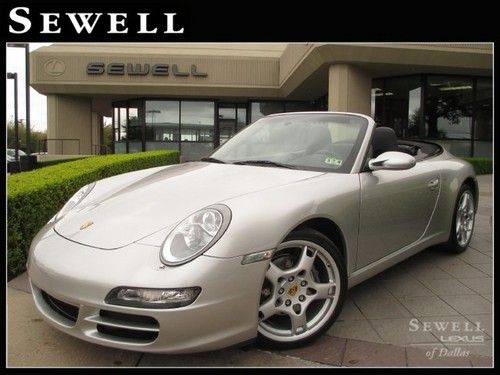 2007 carrera cabriolet navigation tiptronic 19-inch s wheels clean!