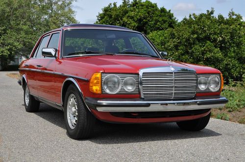 1983 mercedes benz w123 230e euro model, 2nd owners ca car, 117k orig miles