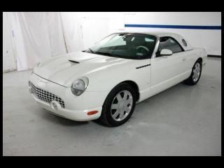 03 thunderbird convertible with hard top, v8, auto, leather, clean 1 owner!