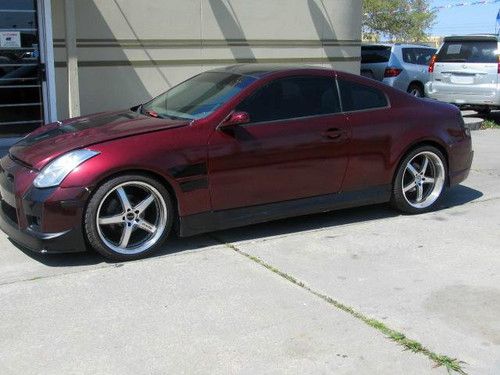 2003 infiniti g35 base coupe 2-door 3.5l- sporty, fast and one of a kind!!!