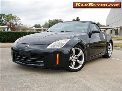 350z roadster,convertible soft top,black on black,heated seats,runs great!!