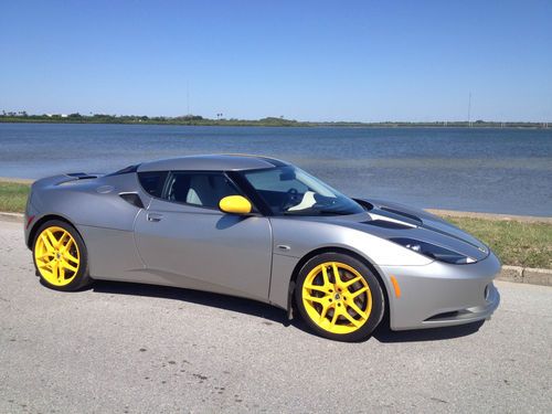 2011 lotus evora 2+2 silver w yellow trim, oyster interior, sport pack