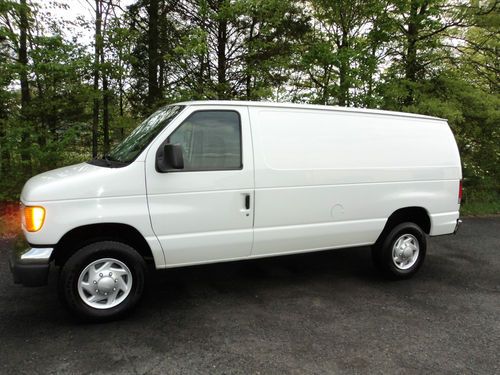 2006 e350 diesel cargo van*6 d00r*white/logo ready!*just serviced*$9995/offer!