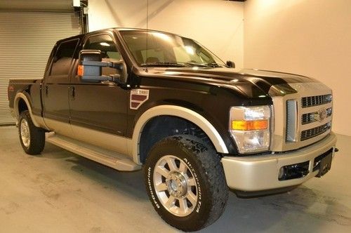 Ford f-350 king ranch lariat  v8 6.4l diesel heated leather keyless clean carfax