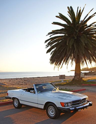1980 mercedes 450sl: 31,000 original miles, entirely original 2 owner example