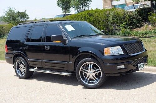 2005 ford expedition eddie bauer 22 wheels rear dvd immaculate truck!