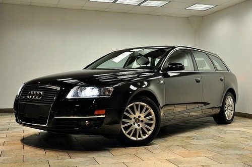 2007 audi a6 avant awd navigation blk/blk 4yr warranty