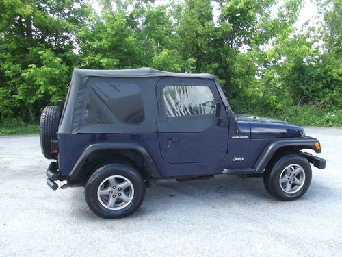 1997 jeep wrangler se sport utility 2-door 2.5l 4x4 automatic