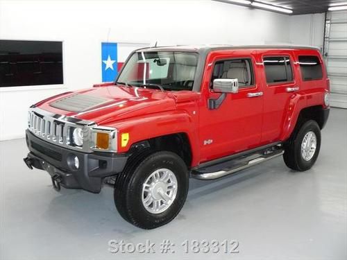 2007 hummer h3 4x4 auto heated leather sunroof only 46k texas direct auto