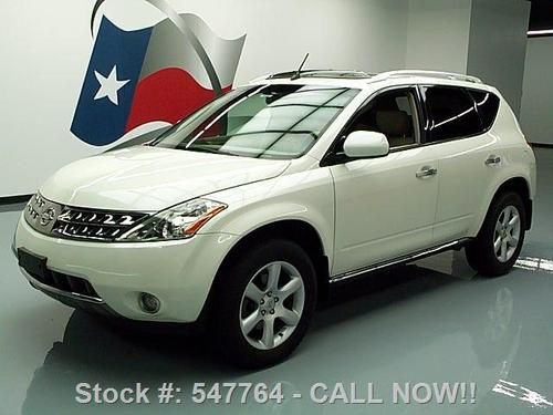 2006 nissan murano se awd htd leather sunroof rear cam! texas direct auto