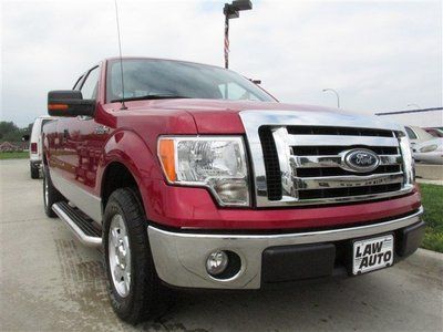 Ford f-150 xlt we finance bright red clearcoat