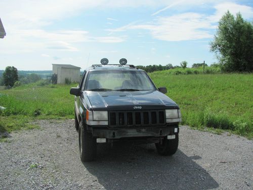 1997 chopped jeep grand cherokee tsi sport utility 4-door 5.2l