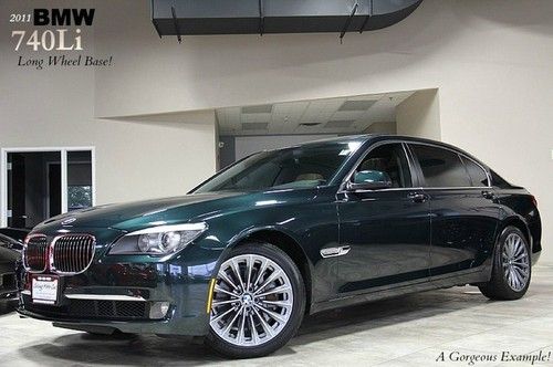 2011 bmw 740li sedan premium sound &amp; convenience pkg! serviced &amp; clean! 1owner!!