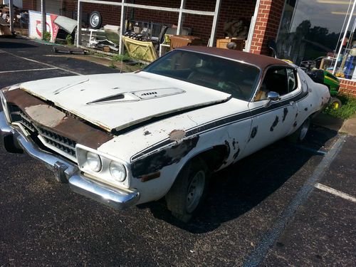 1974 plymouth roadrunner- satellite base coupe 2-door - rolling body