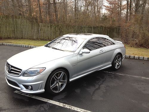 2008 mercedes benz cl63 amg silver/black, every option available, cl550 cl65